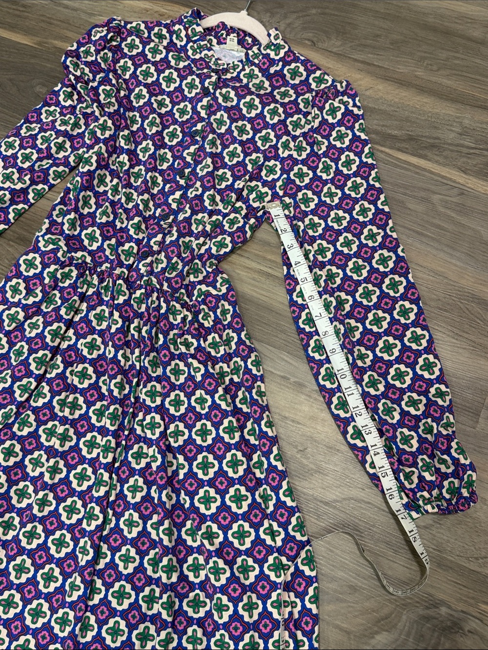 BODEN BLUE WILLOW TIERED JERSEY DRESS! - Picture 10 of 13